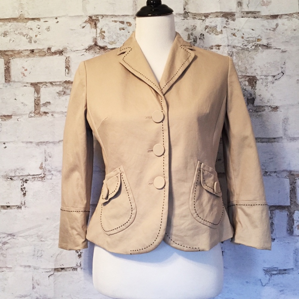 Ann Taylor Loft cream blazer